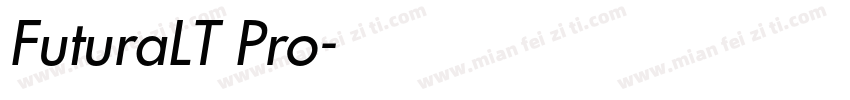 FuturaLT Pro字体转换